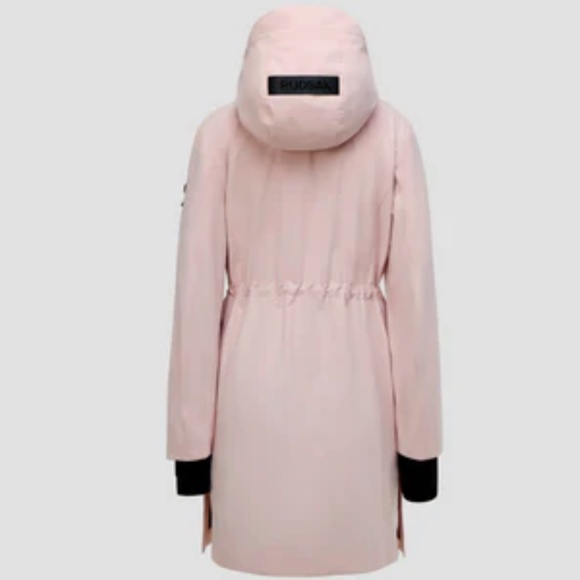 RUDSAK Nicole Women's Knee-Length Rain Jacket (Soft Pink) - size S - Picture 3 of 3